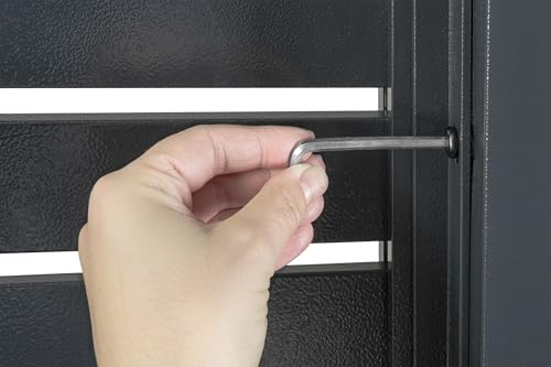 Sojag Meeru 9 ft. x 12 ft. Outdoor Aluminum Pergola with Rustproof Powder-Coated Frame, Welded Anchoring Plates, and Louvered Wall Design for Stylish Backyard Shade and Shelter Sojag