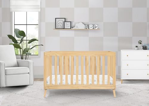 Delta Children Essex 4-in-1 Convertible Crib Greenguard Gold Certified, Natural Delta Children