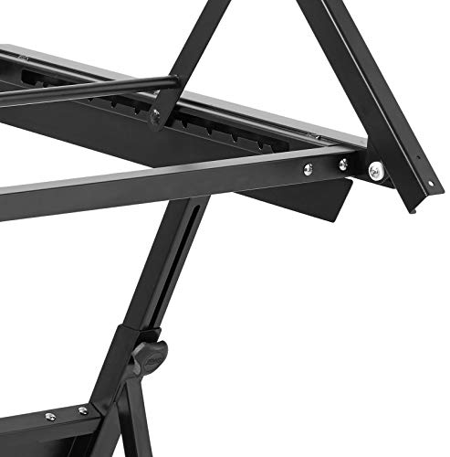 Safco 3957 PlanMaster Height-Adjustable Drafting Table for use with 3948, 3951 Table Top (Sold Separately), Black Safco Products