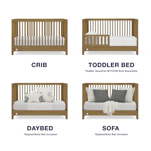 babyGap Wren 4-in-1 Convertible Crib by Delta Children - Greenguard Gold Certified, Acorn