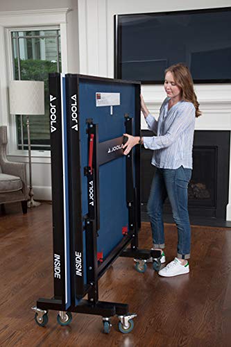 JOOLA Inside 25mm Table Tennis Table with Net Set - Features 10-Min Assembly, Playback Mode, Compact Storage JOOLA