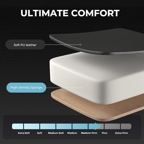 GTPLAYER Gaming Chair, Computer Chair with Footrest and Lumbar Support, Height Adjustable Game Chair with 360°-Swivel Seat and Headrest and for Office or Gaming (White) GTPLAYER