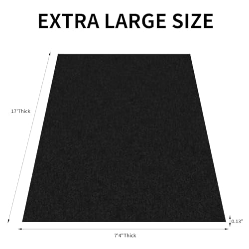 AAIN Garage Floor Mat 17' x 7'4" Waterproof/Durable Oil Spill Mat Protects Surfaces,Ideal for Under Car, Garage Flooring and Floor Protection for Garage A A IN