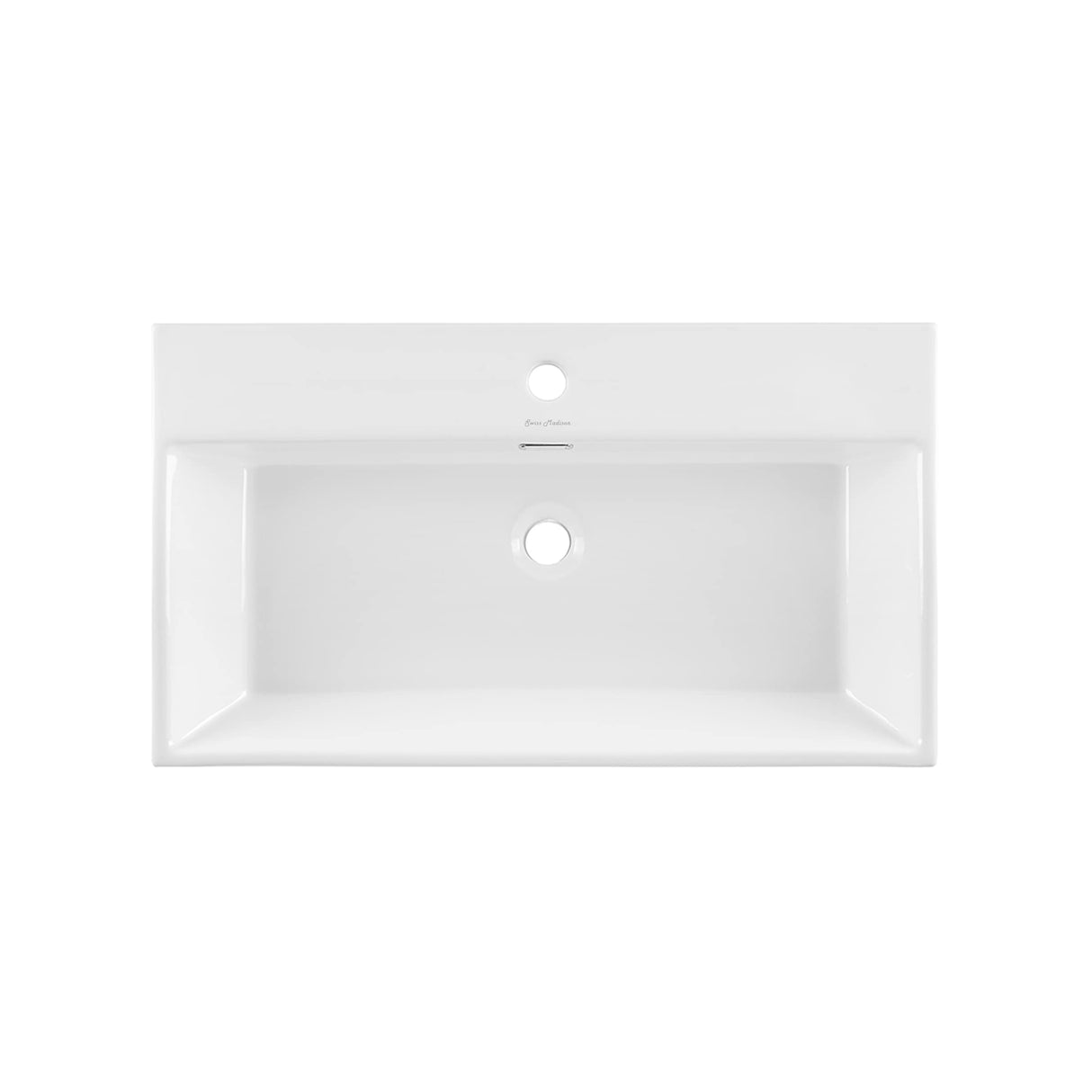 Claire 30” Rectangle Wall-Mount Bathroom Sink Swiss Madison