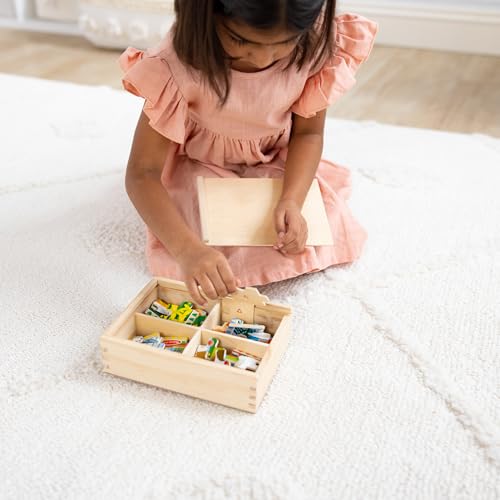 Melissa & Doug Pets 4-in-1 Wooden Jigsaw Puzzles in a Storage Box (48 pcs) - FSC Certified Melissa & Doug