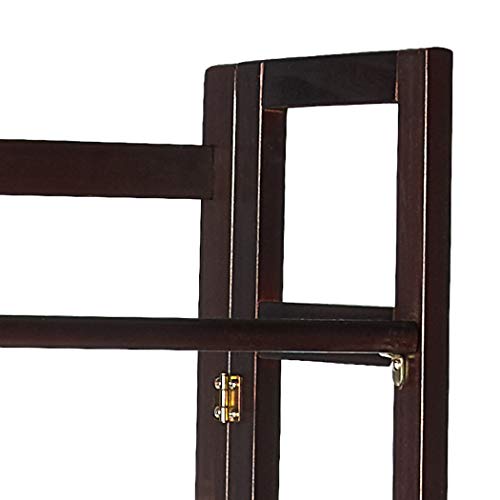 Casual Home 3-Shelf Folding Student Bookcase (20.75" Wide)-Espresso Casual Home