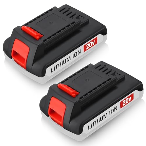 FirstPower 3.6Ah LBXR20 Battery - Repalce for Black and Decker 20v Lithium Battery, Compatible with LBXR20 LB20 LBX20 LBX4020 LB2X4020 Tools (2 Packs) FirstPower
