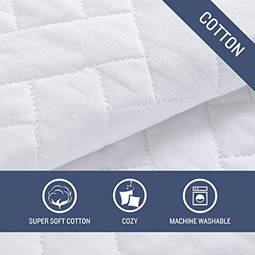Tommy Bahama - King Quilt Set, Soft Bedding with Matching Shams, Cozy Bedspread, Bedding Set for All Seasons (Chevron White, King) Tommy Bahama
