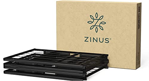 ZINUS SmartBase Heavy Duty Mattress Foundation, 14 Inch Metal Platform Bed Frame, No Box Spring Needed, Sturdy Steel Frame, Underbed Storage, Full Zinus