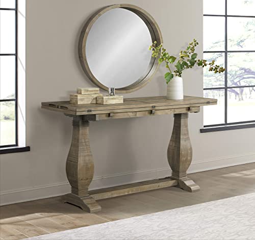 Martin Svensson Home Napa Sofa Console Table, Modular Flip Top Dining or Accent, Solid Natural Wood Martin Svensson Home