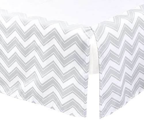 The Peanutshell 3 Piece Baby Crib Bedding Set for Boys & Girls - Newborn, Infant & Toddler Nursery Bed Set Decor with Fitted Crib Sheet, Dust Ruffle Comforter - Elephant Walk The Peanutshell