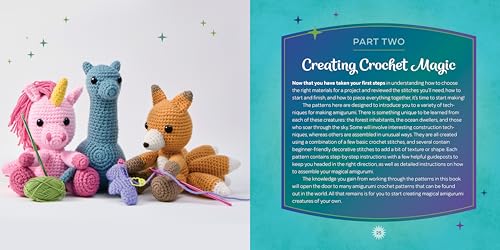Crochet Magical Creatures: 20 Easy Amigurumi Patterns WoodArtSupply