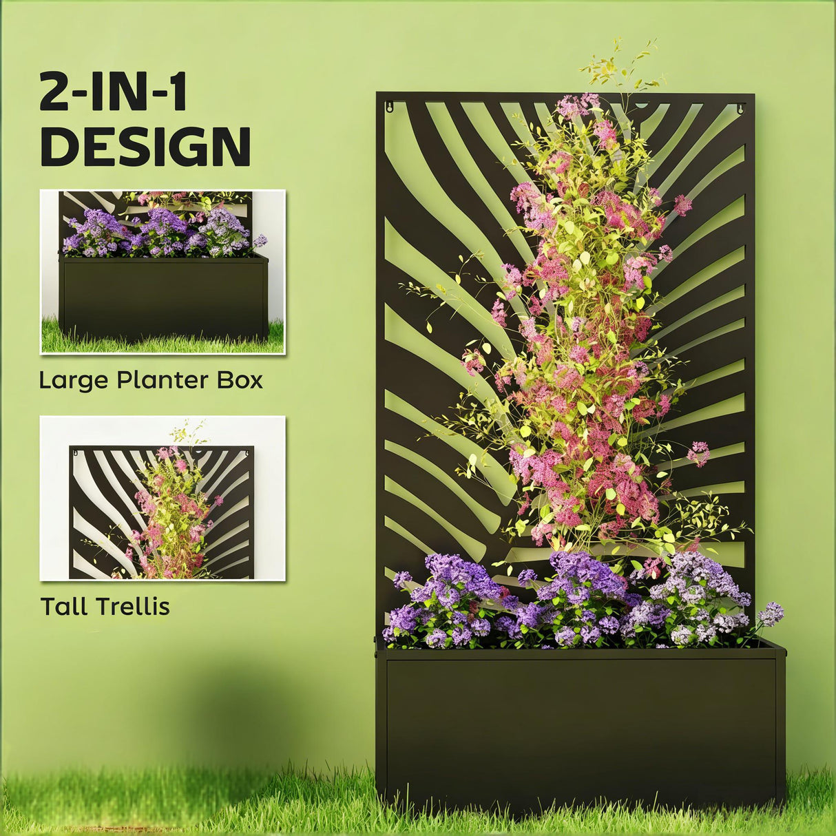 Freestanding Plant Bed, Wall Mounted Flower Bed, Raised Garden Bed
