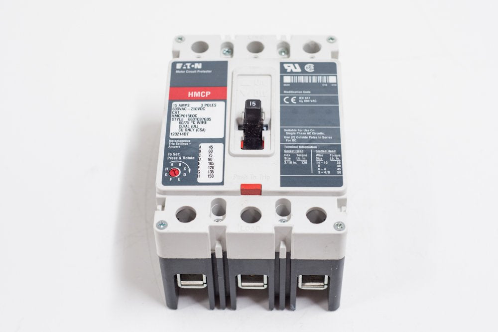 Eaton Cutler-Hammer CHHMCP150U4C C-H HMCP150U4C 150A HMCP 3P 480V L/L ST, Black CUTLER HAMMER