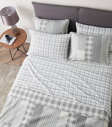 Eddie Bauer - Flannel Sheets King Size, Anti-Pilling & Wrinkle Resistant Cotton, Touchably Soft for All-Season Comfort - Bed Sheets with Matching Pillowcases & Fitted Sheet (Beacon Hill Ivory)