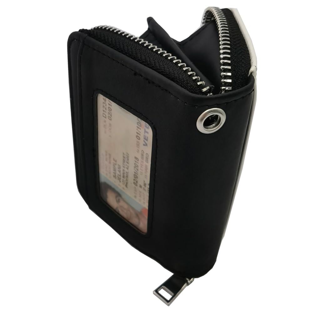 Yongkang Sublimation Small Coin Purse Women Wallet Blanks Leather Coin Credit Card Holder Diy Crafts (Black) Yongkang