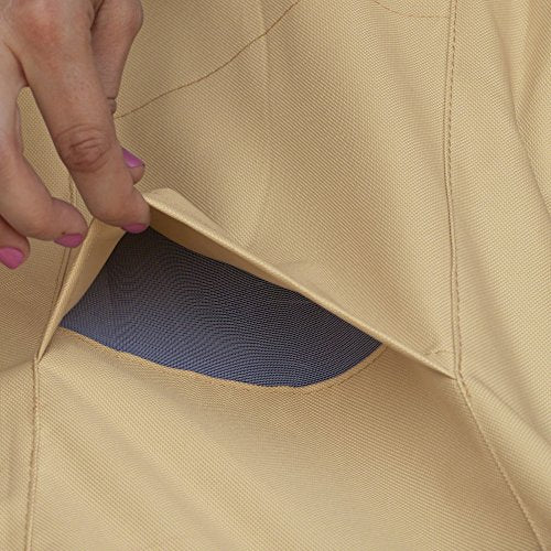 Classic Accessories Veranda Rectangular Water-Resistant 70 Inch BBQ Grill Cover, Pebble, X-Large, Grill Cover, Grill Cover for Outdoor Grill, BBQ Cover Classic Accessories