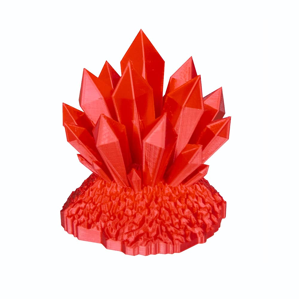 CC3D Silk Red PLA Filament 1.75 mm 1KG 3D Printer Filament Spool FDM 3D Printing Material Shiny Finish Silky PLA Glossy Metal Filament Metallic Red PLA CC3D