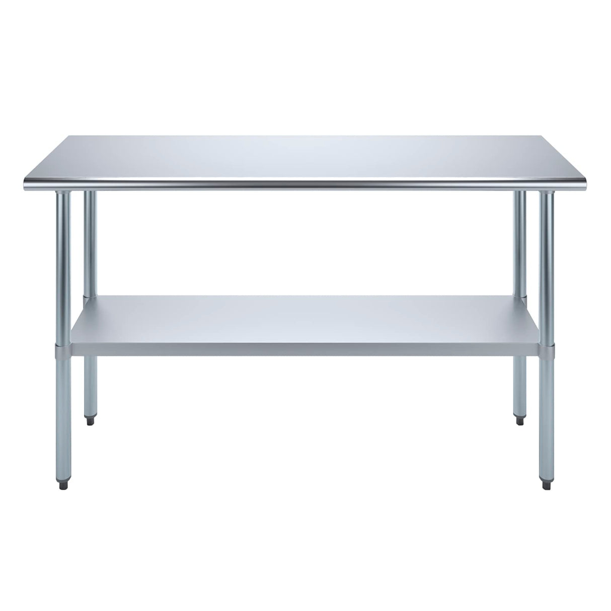 AmGood 18" X 60" Stainless Steel Work Table | Metal Kitchen Food Prep Table | NSF AmGood