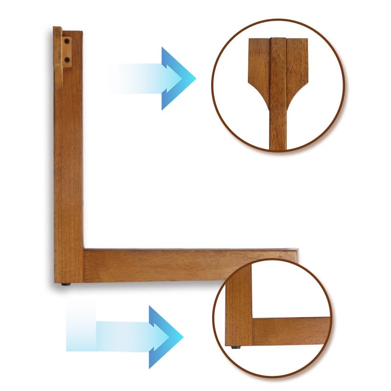 DS-HOMEPORT Wood Round Coffee Table for Living Room, 2 Tier Circle Coffee Table with Storage, Rustic Natural Coffee Table for Apartment, Easy Assembly (Espresso,35" Dx35 Wx18 H) DS-HOMEPORT