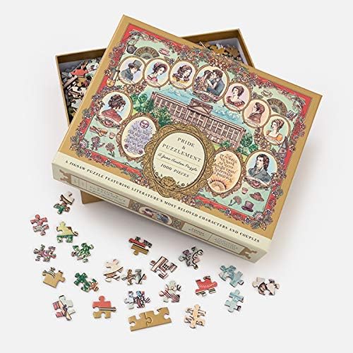 Pride and Puzzlement: A Jane Austen Puzzle: A 1000-Piece Jigsaw Puzzle Featuring Literature's Most Beloved Characters and Couples: Jigsaw Puzzles for Adults CROWN