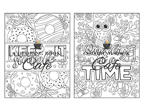 100 Inspirational Quotes Coloring Book for Adults: 100 Motivational Quotes, Positive Affirmations and Inspirational Phrases for Stress Relief and Relaxation WoodArtSupply