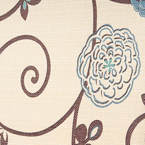 Christopher Knight Home Pertica Fabric Dining Chairs, 2-Pcs Set, Polyester White And Blue Floral Christopher Knight Home