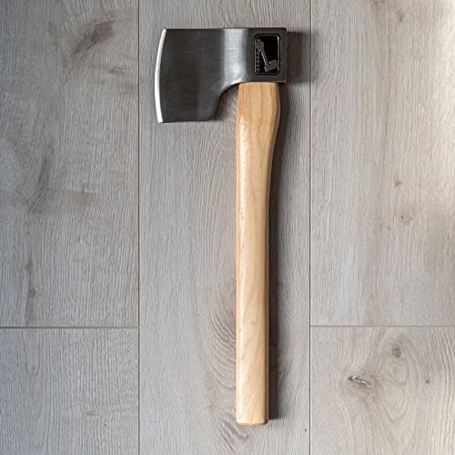 Queen of Hearts Throwing Axe: World Axe Throwing League Premium Competition Throwing Axe, WATL Throwing Hatchet with Round Hickory Wooden Handle (Round Handle) WATL