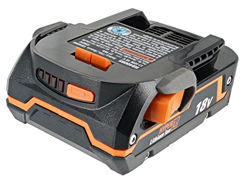 Ridgid Genuine OEM AC840085 1.5 Amp Hour 18V Compact Lithium Ion Power Tool Battery with Onboard Fuel Gauge and Flat Standing Base RIDGID