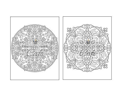 125 Mandalas: An Adult Coloring Book Featuring 125 of the World’s Most Beautiful Mandalas for Stress Relief and Relaxation Independently Published Iaerlllt