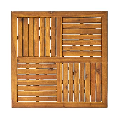 Christopher Knight Home Hermosa Acacia Wood Dining Set, 5-Pcs Set, Teak Finish Christopher Knight Home