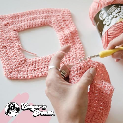 Lily Sugar 'N Cream The Original Ombre Yarn, 2oz, Gauge 4 Medium, 100% Cotton, Painted Desert - Machine Wash & Dry Lily