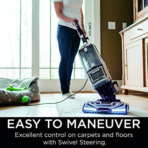 Shark NV752 Rotator Powered Lift-Away TruePet Upright Vacuum with HEPA Filter, Large Dust Cup Capacity, LED Headlights, Upholstery Tool, Perfect Pet Power Brush & Crevice Tool, Bordeaux Shark