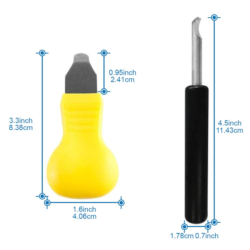 MMOBIEL 7 Pcs Watch Back Case Remover Tool Kit for Watch Repair Tool Set Back Case Opener kit for Battery Replacement MMOBIEL