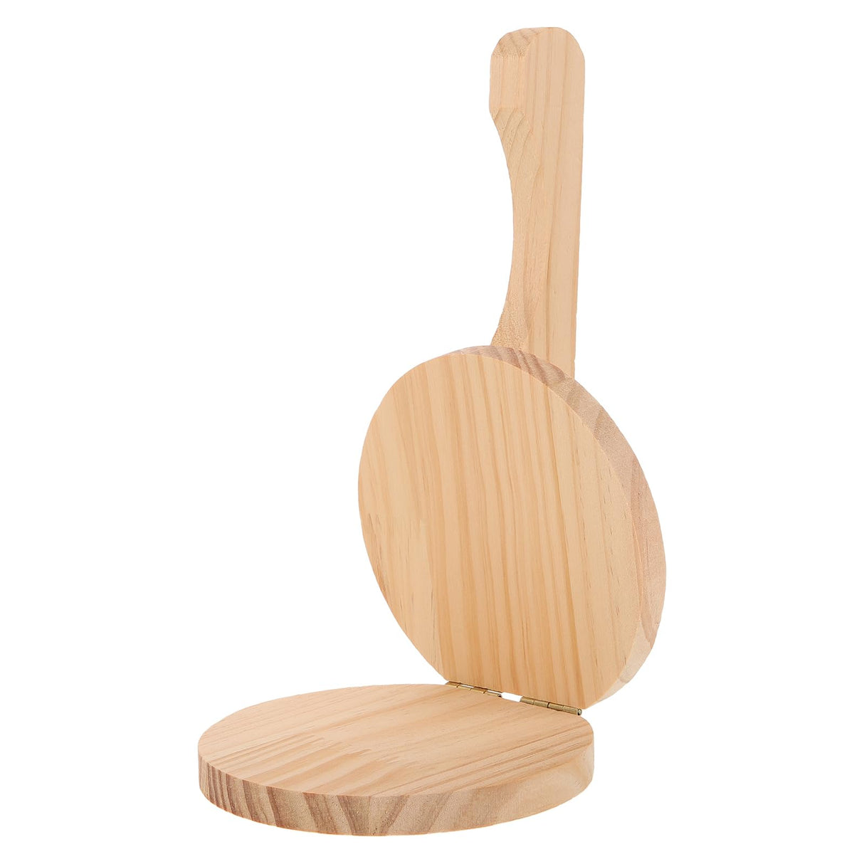 VOSAREA Wood Dumpling Presser Kitchen Dumpling Press Tool Wonton Skin Press Maker Dumpling Maker Machine for Ravioli Pancakes Pizza Manual Corn Tortillas Sugar Pancakes Wrapper (8.25X4.91X2.36 Inch) VOSAREA