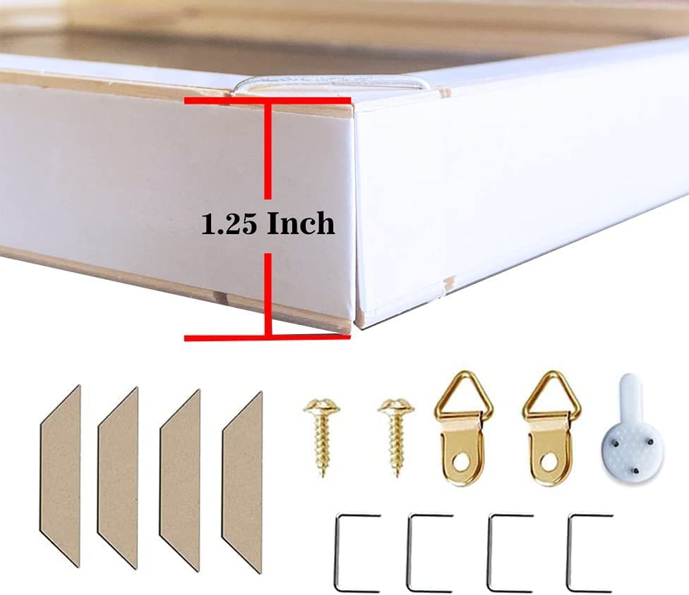 DIY Wood Canvas Stretcher Bars 20X30 Inches Canvas Frames - Gallery Wrap Poster Frame for Canvas Paintings, Canvas Frame kit - Easy to Assemble GUN SUPPLIES OUTLET LLC