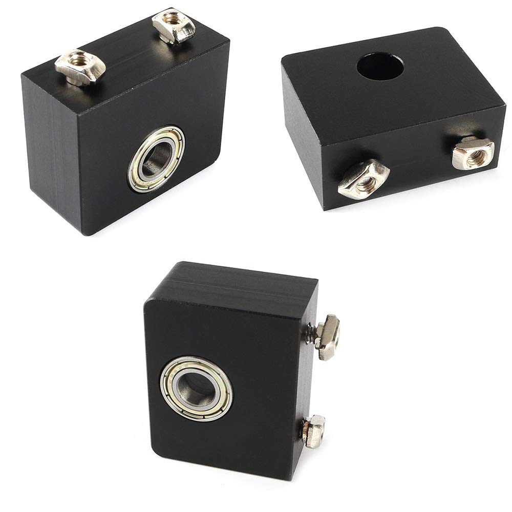 3D Printer Upgrade Aluminum Z-Axis Leadscrew Top Mount for Creality CR-10/CR-10S, Ender 3/Ender 3Pro/Ender 3 V2 Metal Z-Rod Bearing Holder (Pack of 2) Creality