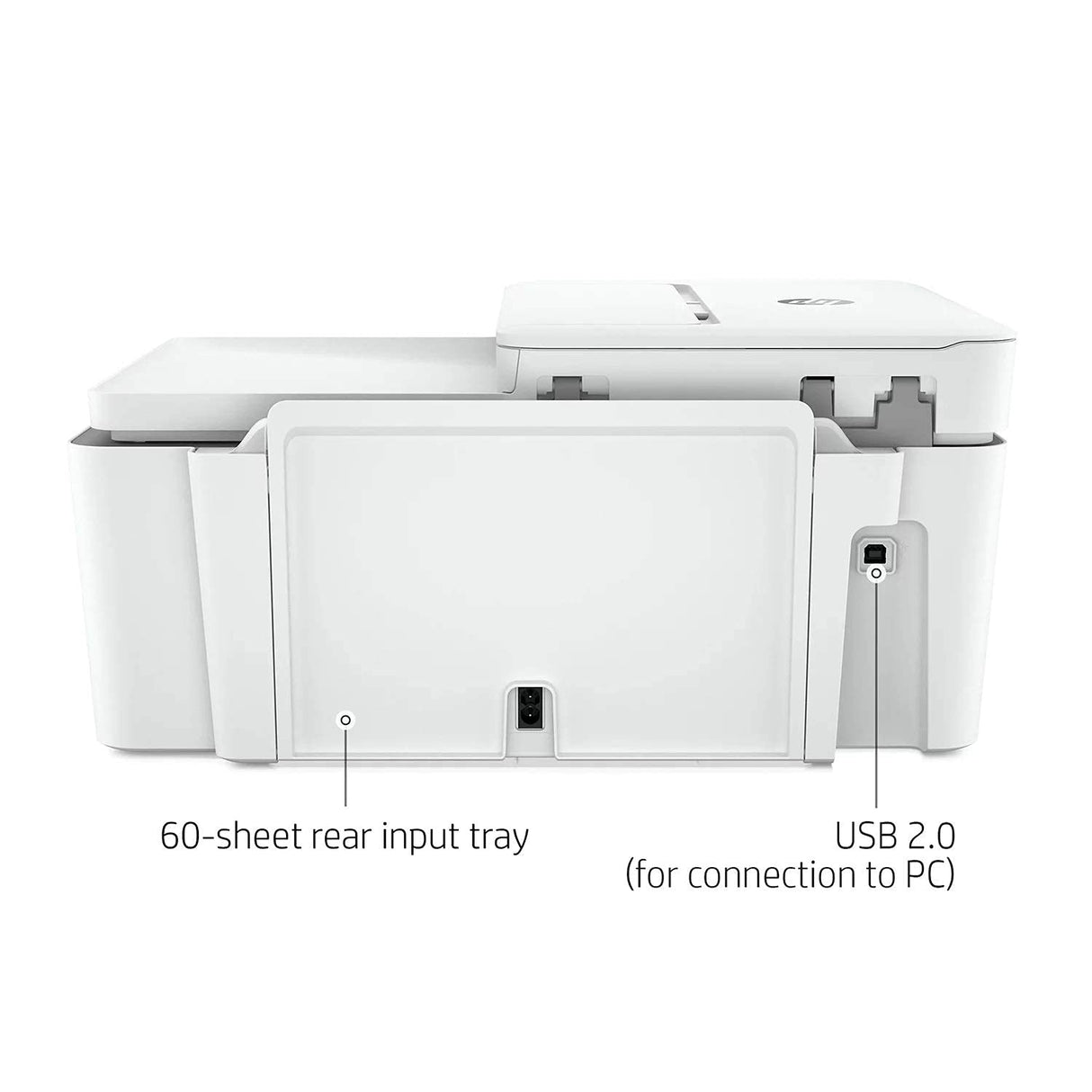 HP DeskJet Plus 4158 All-in-One Inkjet Printer, Scanner, Copy, Mobile Print, Instant Ink Ready, Wireless Printers for Home and Office, Dual-band Wi-Fi, 7FS76A (Renewed) HP