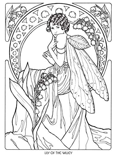 Floral Fairies Coloring Book (Dover Fantasy Coloring Books) Dover Publications