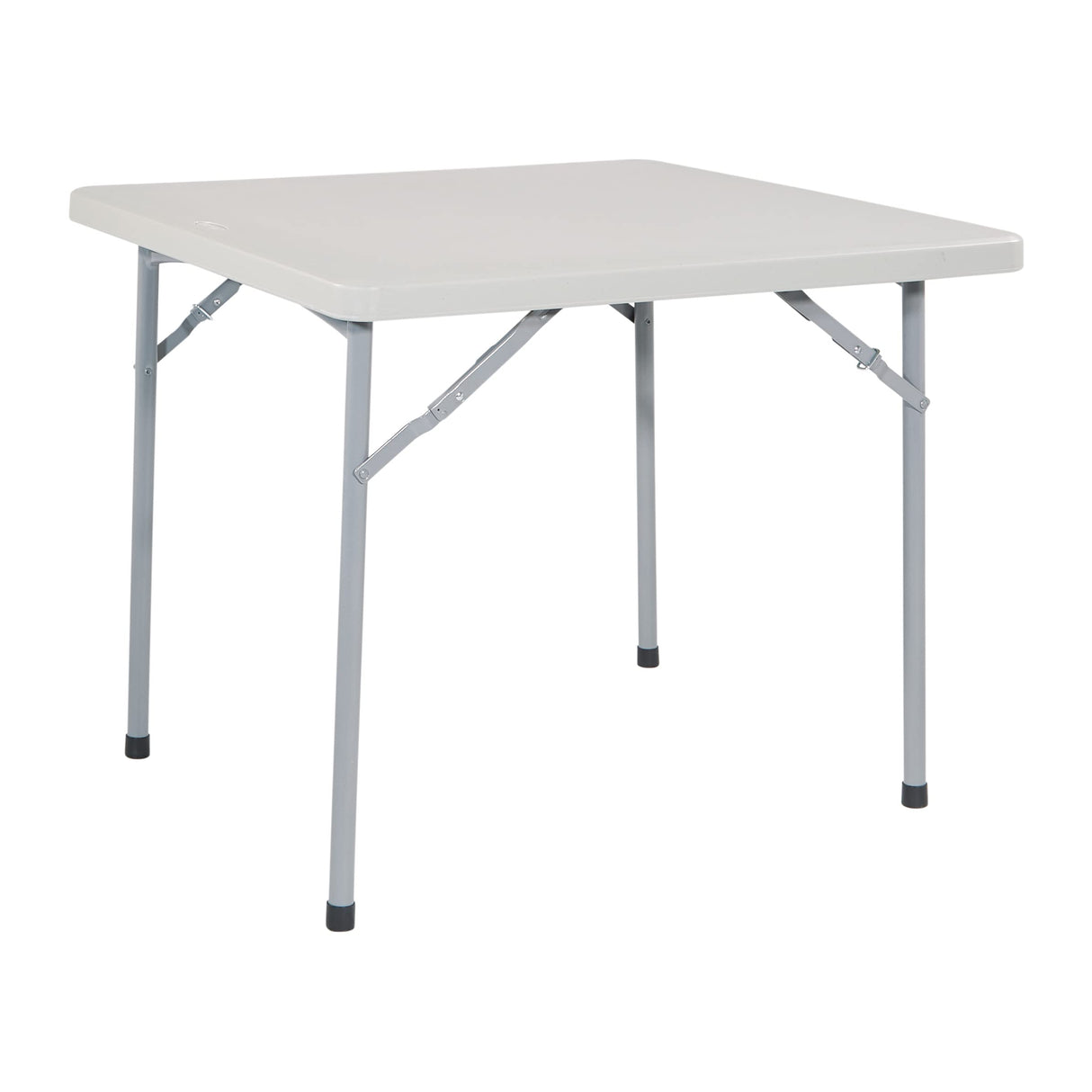Office Star Resin Sqaure Multipurpose Table with Collapsible Legs, Indoor Outdoor Use for Banquets, Picnics, and Parties, 36 Inch, Square Office Star