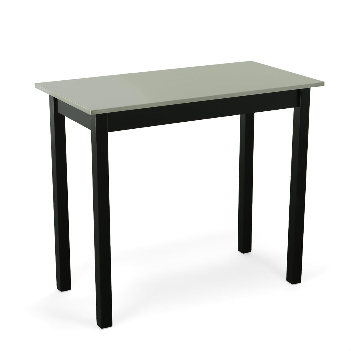 Carolina Chair & Table Cambell Stainless Steel Top Counter Height Bar Table β Contemporary Rectangular Alloy Steel Base with Natural Wood Legs Furniture - Stylish Chestnut Black Handle (Antique Black) Carolina Chair & Table