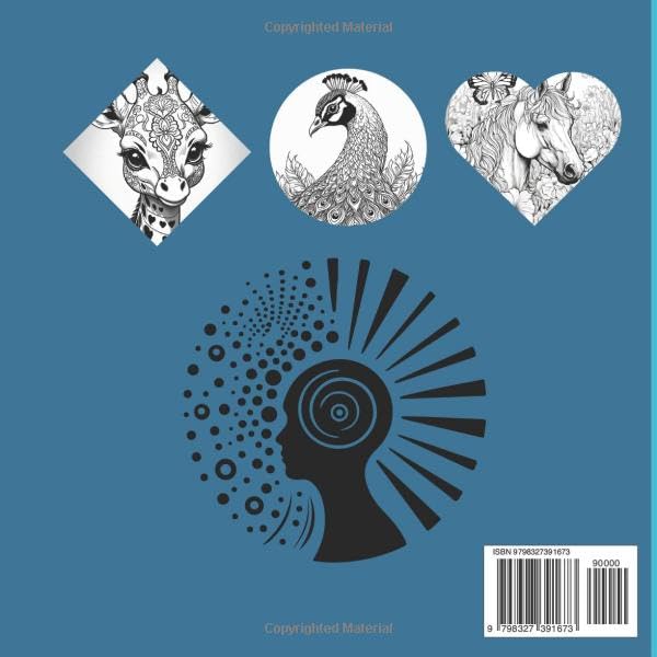 Mindfullness Colouring book for Adults: Colouring book for 8+ ages WoodArtSupply