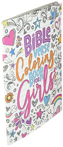 Bible Verse Coloring Book for Girls WoodArtSupply