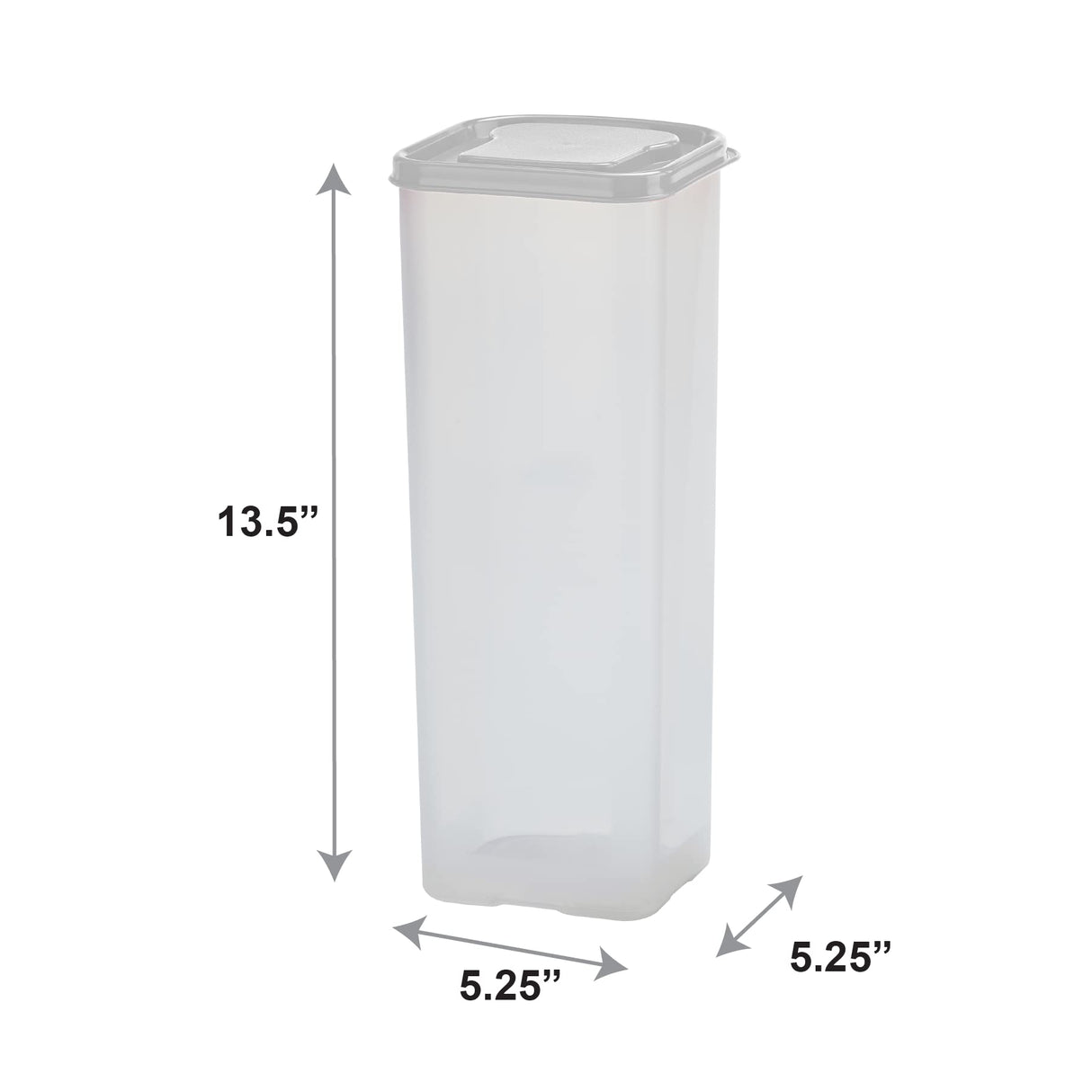 Buddeez Bread Buddy Bread Box – Fresh Bread Storage Container, Plastic Sandwich Bread Dispenser, White Lid, Pack of 1 Buddeez