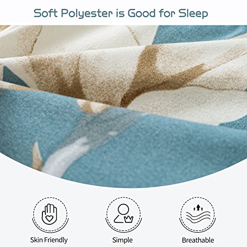 MAXYOYO Floral Printed Futon Mattress, Padded Japanese Floor Mattress Quilted Bed Mattress Topper, Extra Thick Folding Sleeping Pad Breathable Floor Lounger Guest Bed for Camping Couch, Queen Size MAXYOYO