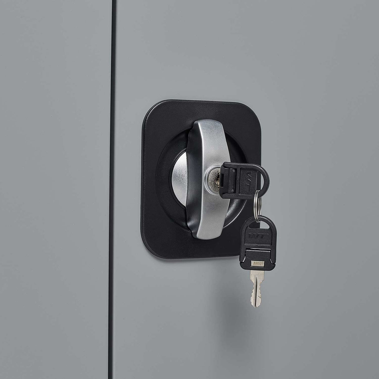 CNANXU Metal Garage Storage Cabinet - 72" Locking Metal Storage Cabinet with 2 Doors and Adjustable Shelves & Locking Doors - Garage Cabinets for Tool Storage - Grey CNANXU