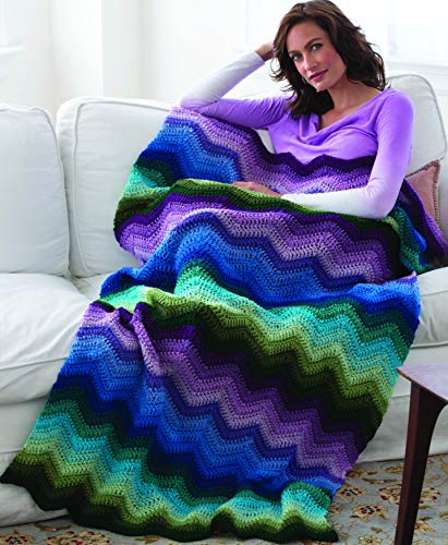25 Simple & Cozy Crochet Blankets: Easy Patterns for Afghans, Throws, and Baby Blankets WoodArtSupply