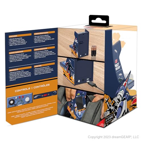 My Arcade Space Invaders Nano Player - Arcade Classics 4.5" Portable Handheld Mini Arcade Machine, 2.4" Screen Color Display, Retro Video Game My Arcade