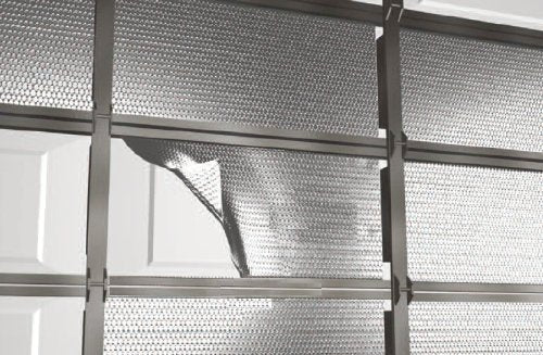 Reach Barrier 3009 Garage Door Kit Adhesive Pads Included, 8 Bubble Insulation Panels, Silver Reach Barrier