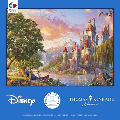 Ceaco - Thomas Kinkade - Disney - Beauty & The Beast II - 1000 Piece Jigsaw Puzzle Ceaco